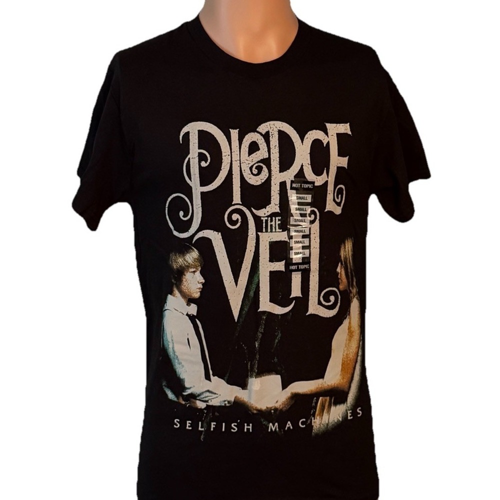 Pierce The Veil Selfish Machines Album Cover Art Band Tee Men's Small